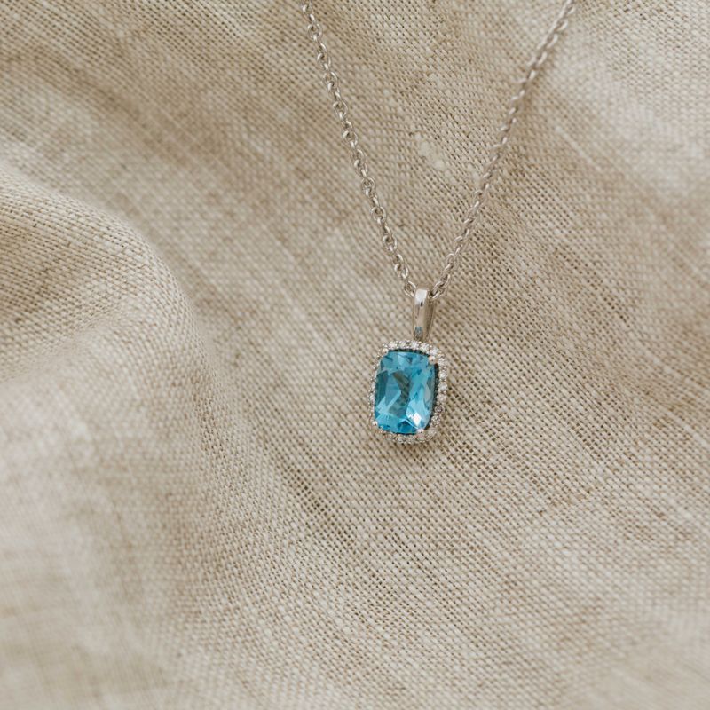Diamantsmykke 0.06 carat w.p