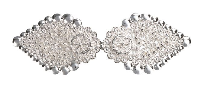 Hovedbilde Spenner, kvit artnr: 031400