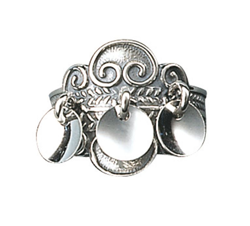 Ring, oksidert m. lauv artnr: 317102