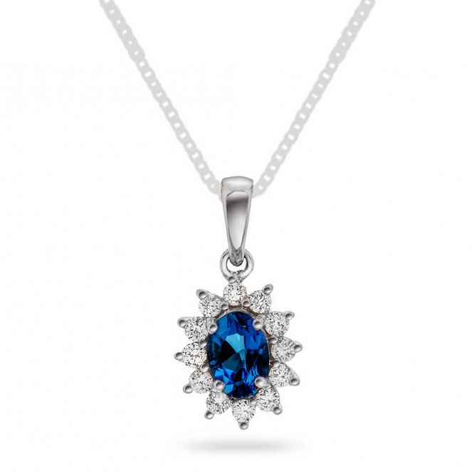 Hovedbilde Safir smykke 0.24 carat tw.si