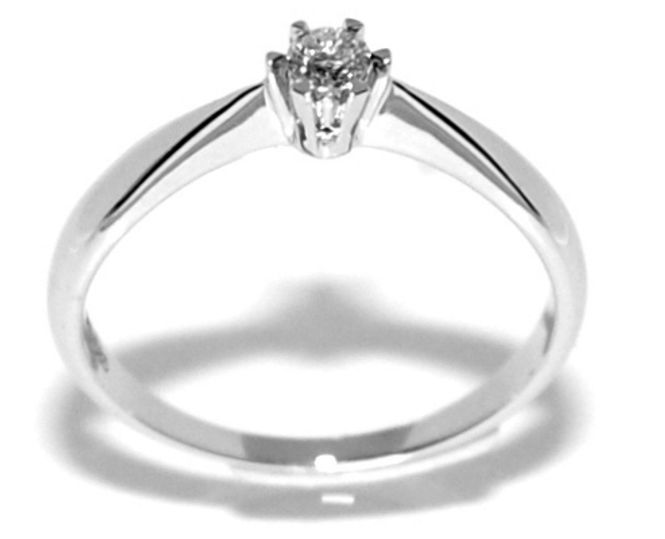 Hovedbilde Enstens Diamantring 0.10 w.si (585)