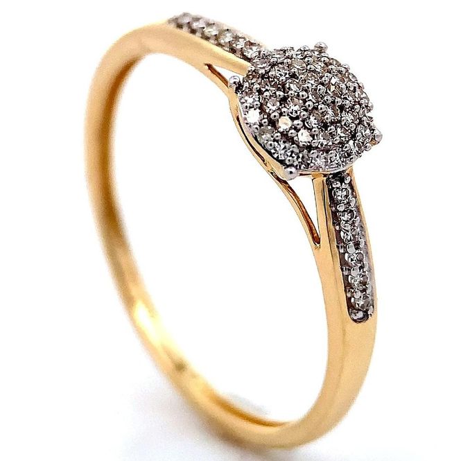 Hovedbilde SpesialPris! Diamantring 0.12 carat w.si