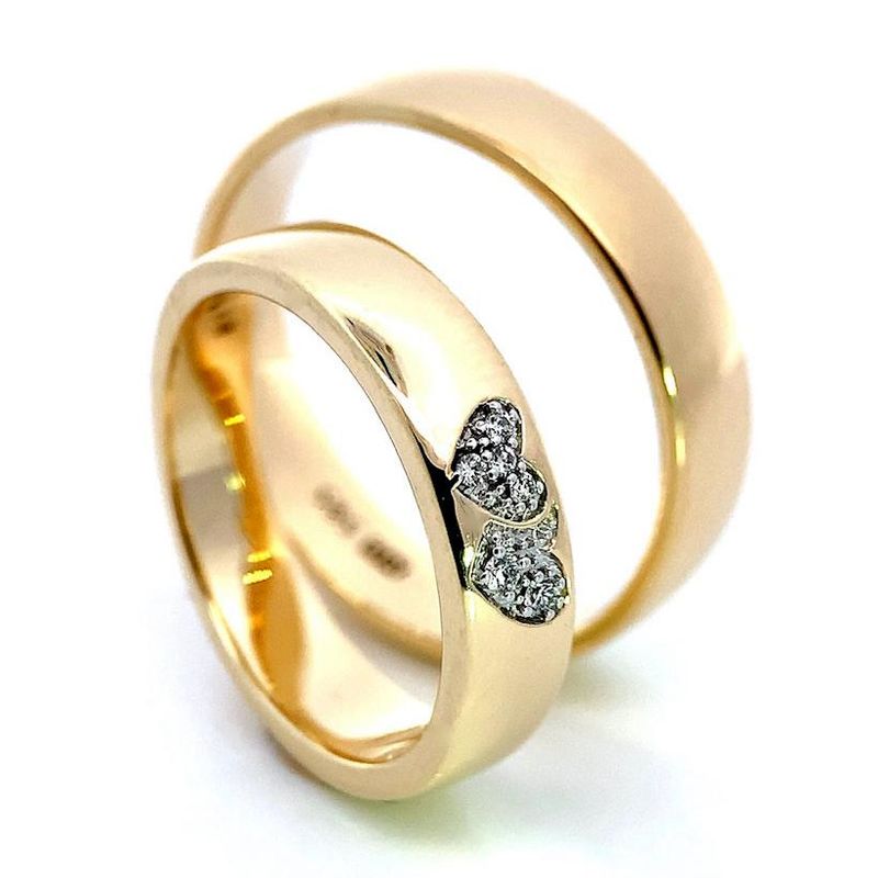 Forlovelsesringer SuperDeal med diamanter 0.04 carat
