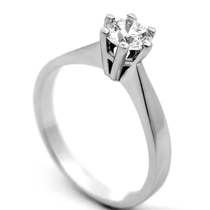 Diamantring 0.50 carat tw.vs GIA