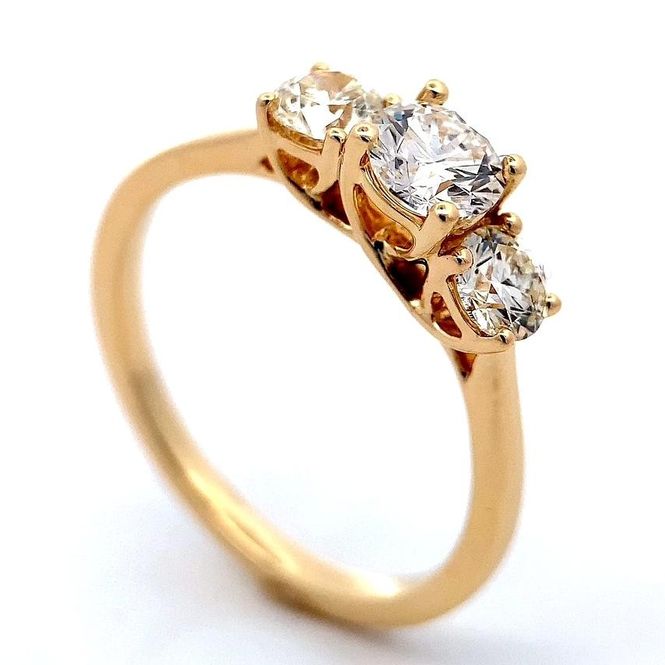 Hovedbilde Forlovelsesring 1 carat diamanter tw.si