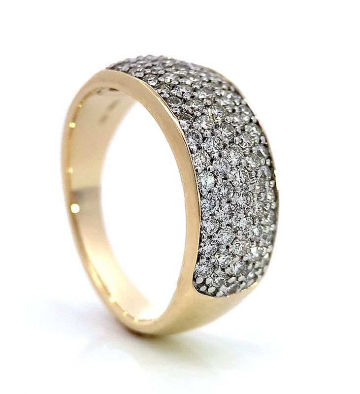 Forlovelsesring Pavè design 1 carat tw.si diamanter