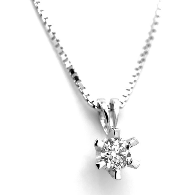 Hovedbilde Enstens Diamantsmykke med diamanter 0.50 tw.si