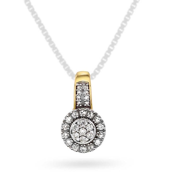 Hovedbilde Diamantsmykke 0.12 carat w.si