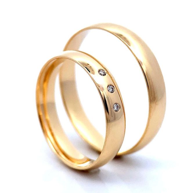 Hovedbilde SUPERDEAL! Gifteringer med diamanter 0.03 carat