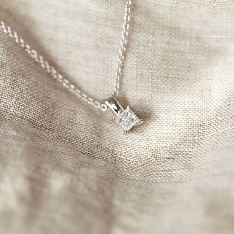 Diamantsmykke 0.20 carat w.si